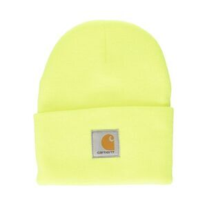 Bright lime Carhartt Beanie Hat NEW